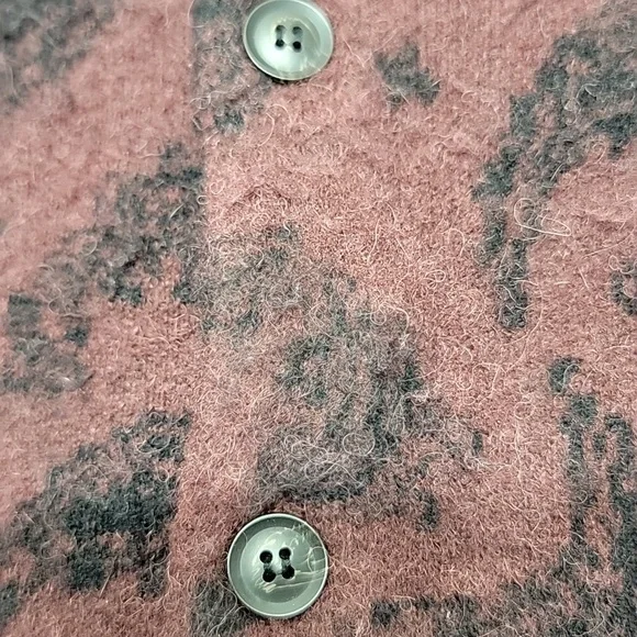 ALLSAINTS MENS BANCAT PAISLEY ALPACA WOOL CARDIGAN - Picture 12 of 16